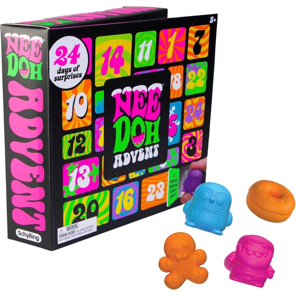 NeeDoh Squishmas Advent Calendar 24 Mini Toys